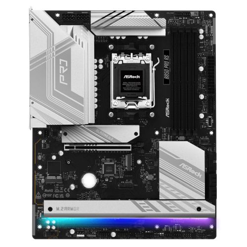 ASRock B850 PRO RS ATX Motherboard AM5 DDR5 PCIe 5.0 2.5G LAN RGB ASRock B850 PRO RS ATX Motherboard AM5 DDR5 PCIe 5.0 2.5G LAN RGB